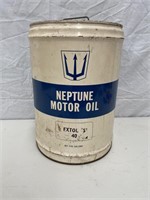 Neptune 5 gallon extol S oil tin