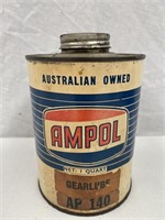 Ampol Gear lube quart tin