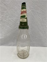 Castrol AA tin top & Castrol embossed oil bottle
