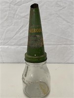 Energol  tin top & genuine 500ml oil bottle