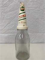 Genuine litre oil bottle & Castrol top