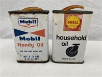 Mobil & Shell handy oilers