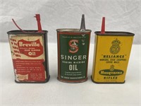 Breville, Husqvarna & Singer handy oilers