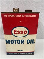 Esso 1 gallon oil tin