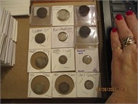 18 Foreign Coins w/ 1800's Dates-some silver