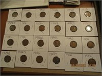 24 Wheat Pennies-1920's