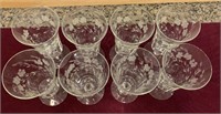 8 Flower Stemware