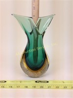 Artist Signed Formia Murano Glass Vase