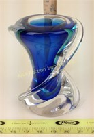 Artist Signed Oball Murano Glass Vase