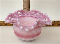 Fenton Rosalene Glass Bowl