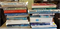 Large Lot of Assorted Car Books, Railroad Books,
