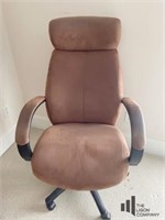 High Back Microsuede Managers Chair