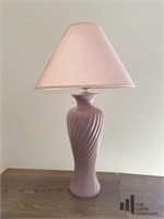 Table Lamp in Pink Tones