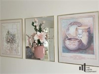 Wall Grouping in Pastel Colors