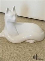 Ceramic Cat Figure