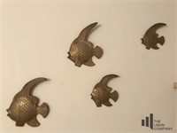 Brass Fish Wall Decor