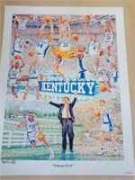 Kentucky Wildcats print 92-93