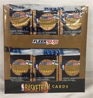 +1992-92 Fleer Basketball Jumbo Box -