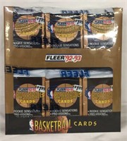 +1992-92 Fleer Basketball Jumbo Box -