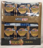 +1992-92 Fleer Basketball Jumbo Box -