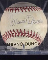 Mariano Duncan Autographed Baseball