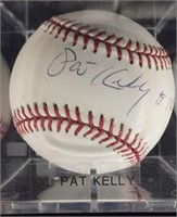 Pat Kelly Autograph Baseball