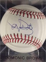 Domonic Brown Autograph Baseball