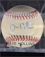 Dave Hollins Autograph Baseball