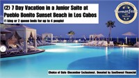 7 Day Vacation in Junior Suite in Los Cabos