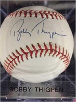 Bobby Thigpen Autograph Baseball
