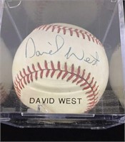 David West Autograph Baseball