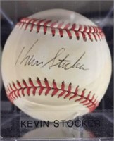 Kevin Stocker Autograph Baseball