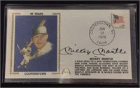 Mickey Mantle Autographed Postal Cover