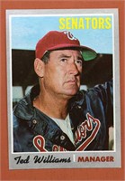 1970 Topps Ted Williams baseball card -