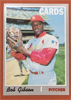 1970 Topps Bob Gibson baseball card -