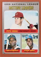 1970 Topps Batting Leaders baseball card -
