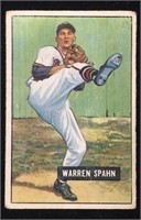 1951 Bowman Baseball #134 Warren Spahn