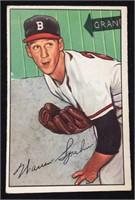 1952 Bowman Baseball #156  Warren Spahn
