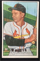 1952 Bowman Baseball #30 Red Schoendienst