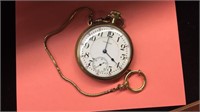 ANTIQUE WALTHAM POCKET WATCH with CHAIN