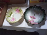 Antique porcelain bowls marked