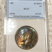 1967 Kennedy Half Dollar NNC - MS67