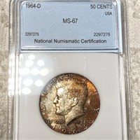 1964-D Kennedy Half Dollar NNC - MS67