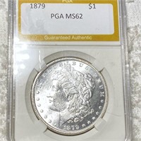 1879 Morgan Silver Dollar PGA - MS62