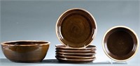 Norman Smith, 8 bowls and plates.