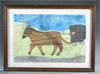 Hazel Kinney, Horse and buggy, 1996.