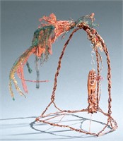 Heliodoro Cantu, wire hummingbird, 1996.