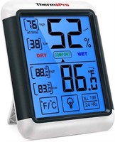 2-PACK THERMPRO INDOOR HUMIDITY MONITOR TP-55
