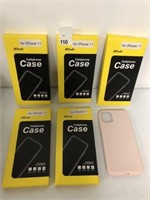 5 PIECES IPHONE 11 CELLPHONE CASES