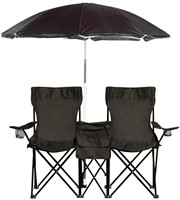 HANNAXI Portable Double Folding Camping Chairs